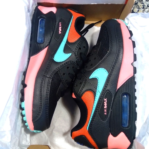 Nike Shoes - Nike Air Max 90  Black Tropical Twist Women's Size 5
